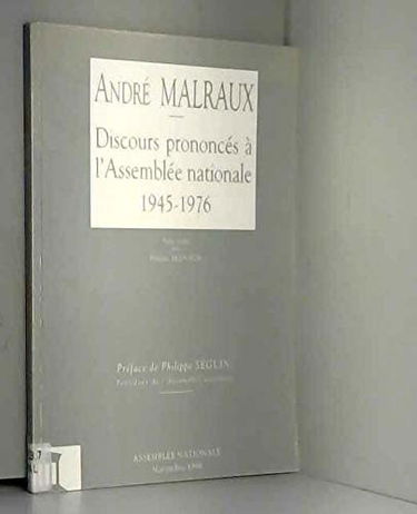 Discours prononcés à l'Assemblée nationale, 1945-1976