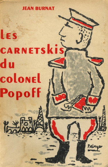 Couverture de Les carnetskis du Colonel Popoff / Burnat, Jean / Réf31251