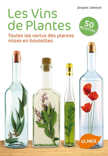 Couverture de Les vins de plantes : toutes les vertus des plantes mises en bouteilles : 50 recettes par Jacques Labescat