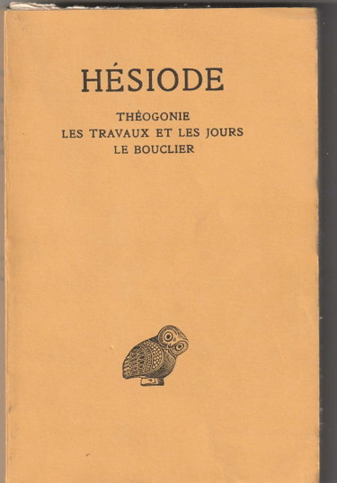 Couverture de HESIODE - THEOGONIE LES TRAVAUX ET LES JOURS LE BOUCLIER