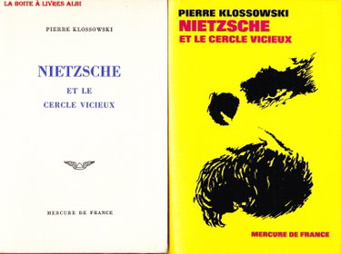 Couverture de Pierre Klossowski. Nietzsche et le cercle vicieux