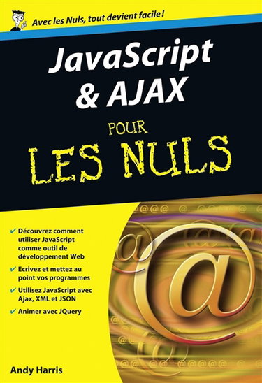 Couverture de JavaScript et Ajax pour les nuls