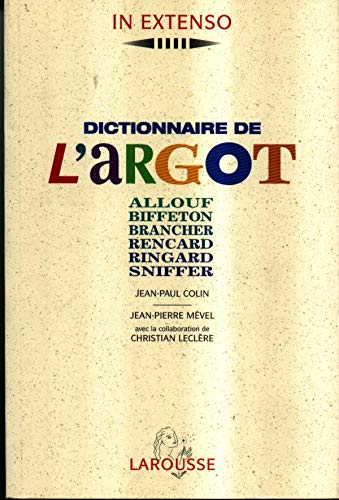 Dictionnaire de l'argot