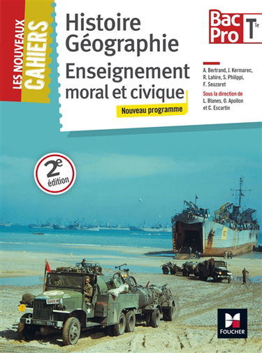 Histoire géographie, enseignement moral et civique, terminale bac pro : nouveau programme