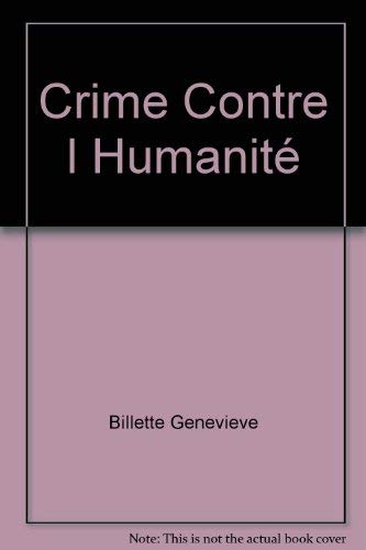 Crime contre l'humanite