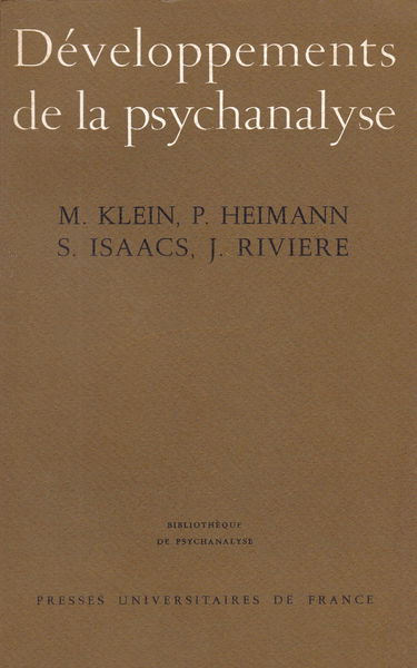 Developpements de la psychanalyse