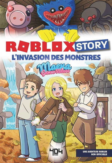 Couverture de Roblox story. L'invasion des monstres