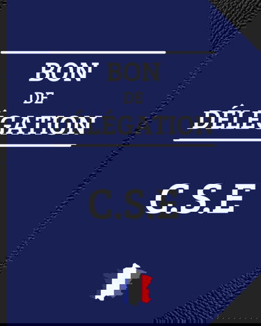 Bon de délégation CSE: Carnet de suivi des heures de délégation CSE à souche, bon de délégation détachables