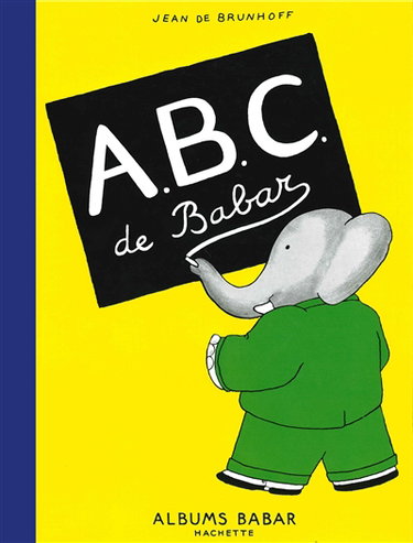 Couverture de Abc de Babar par Jean de Brunhoff