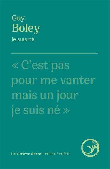 Couverture de Je suis né