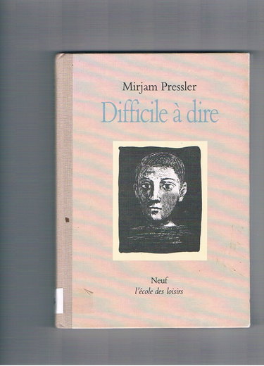 Couverture de Difficile à dire