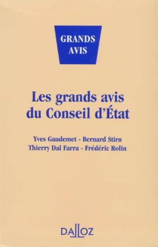 Les grands avis du Conseil d'Etat