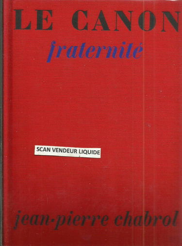 Le canon fraternité - le cercle du nouveau livre jules tallandier 1970
