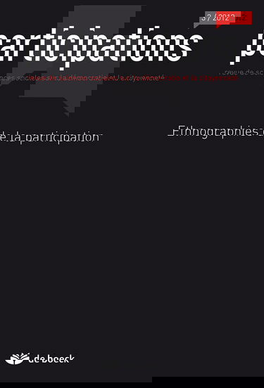PARTICIPATIONS 2012/3 ETHNOGRAPHIES DE LA PARTICIPATION