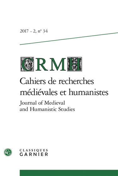 Cahiers de recherches médiévales et humanistes, n° 34