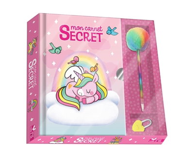 Mon carnet secret bébés licornes : coffret