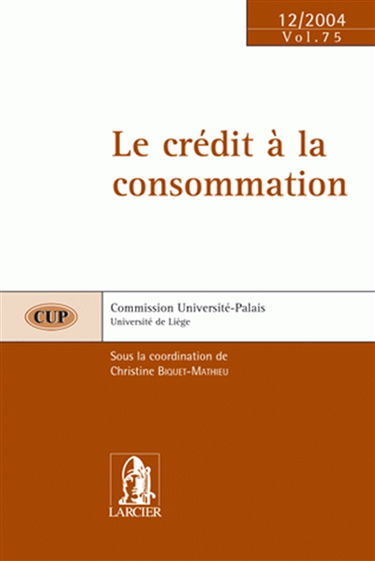 Le crédit à la consommation