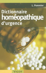 Dictionnaire homéopathique d'urgence