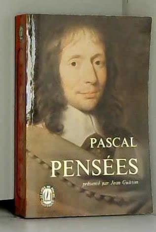 Couverture de Pascal. Pensees: Texte etabli et annote par Jacques Chevalier. Preface de Jean Guitton