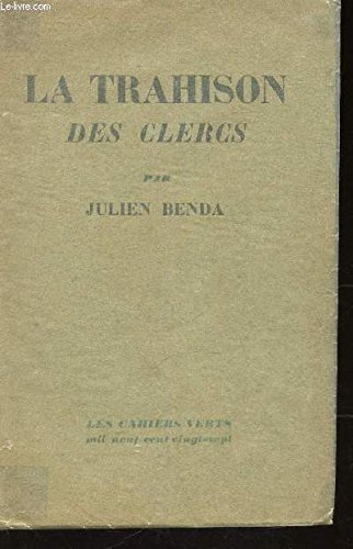 Couverture de LA TRAHISON DES CLERCS / N°6 DE AL COLLECTION "LES CAHIERS VERTS".