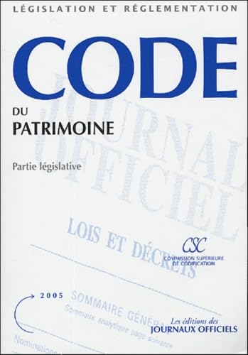 Code du patrimoine: Partie législative