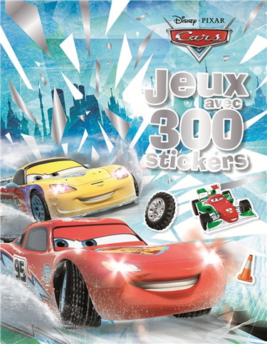 Couverture de Cars : jeux avec 300 stickers par Walt Disney company