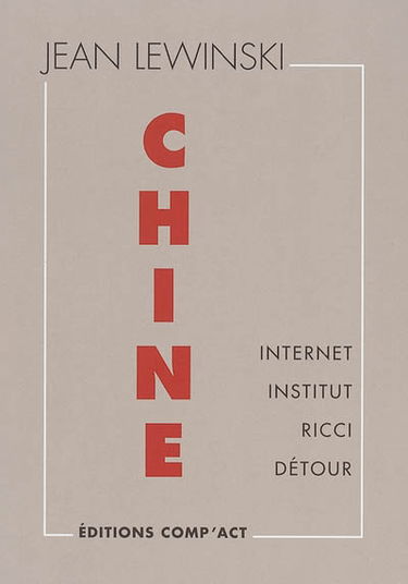 Chine : Internet, Institut, Ricci, Détour