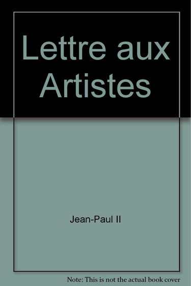 Lettre du pape Jean-Paul II aux artistes, 4 avril 1999