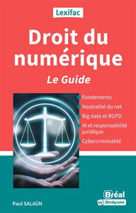 Droit du numérique : fondements, neutralité du net, big data et RGPD, IA et responsabilité juridique, cybercriminalité : le guide