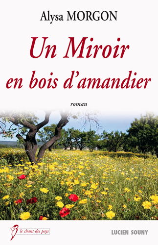 Un miroir en bois d'amandier