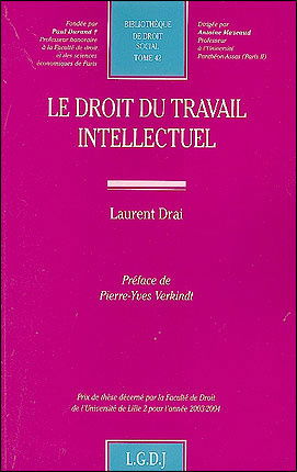 Le droit du travail intellectuel