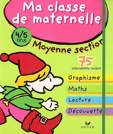 Ma classe de maternelle moyenne section, 4-5 ans