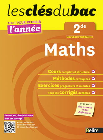 Maths 2de : nouveau programme