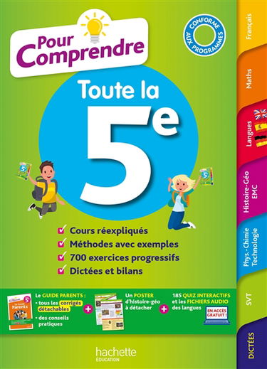 Pour comprendre toute la 5e : conforme aux programmes