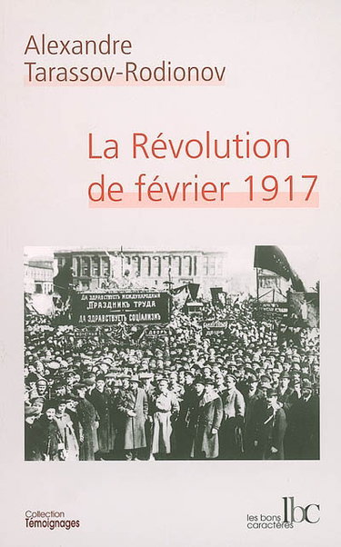 Couverture de La Révolution de février 1917 : Febral