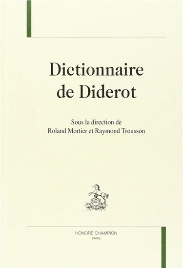 Dictionnaire de Diderot