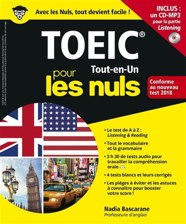 TOEIC tout-en-un pour les nuls, examen : conforme au nouveau test 2018