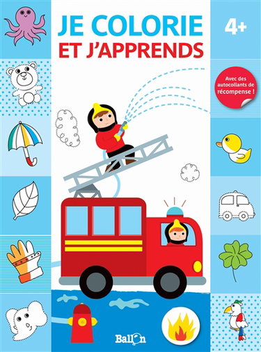 Couverture de Je colorie et j'apprends, 4 +
