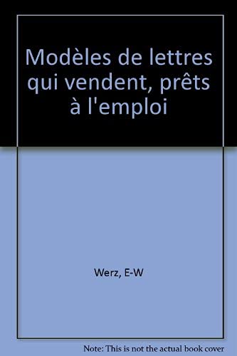 Modèles de lettres qui vendent prêtes à l'emploi