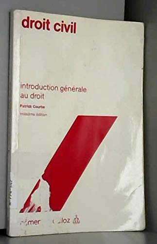 Droit civil. introduction generale au droit