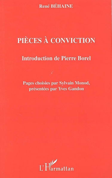 Pièces à conviction