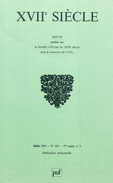 Dix-septième siècle, n° 228