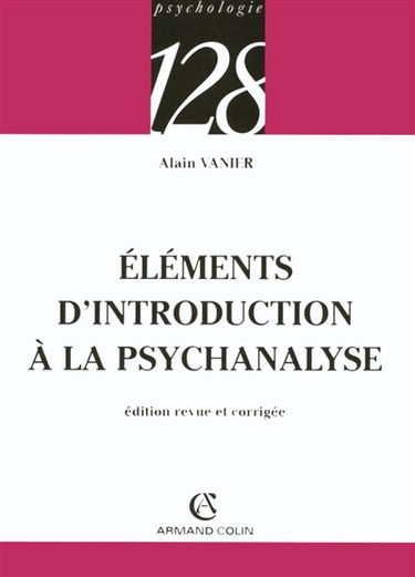 Eléments d'introduction à la psychanalyse