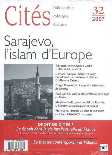 Cités, n° 32. Sarajevo, l'islam d'Europe