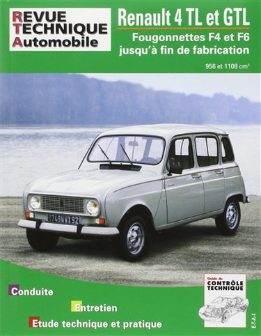Couverture de Revue technique automobile, n° 338.7. Renault 4 GTL et fourgonnette 4F4-4F6 par ETAI