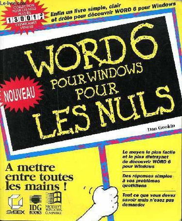 WORD 6 POUR WINDOWS