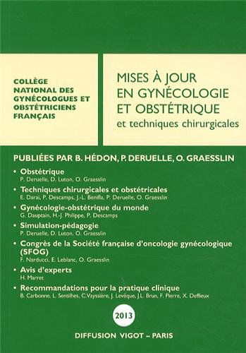 Mises à jour en gynécologie et obstétrique et techniques chirurgicales