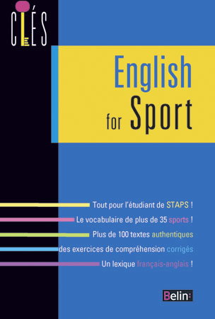L'anglais du sport. English for sport