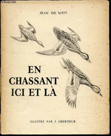 Couverture de En chassant ici et là. Illustré par J. Oberthur