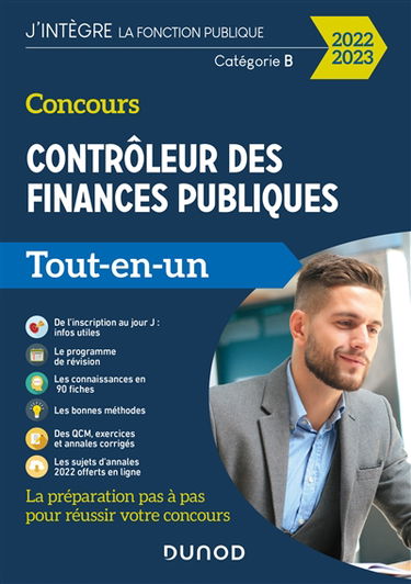 Contrôleur des finances publiques : catégorie B : tout-en-un, concours 2022-2023